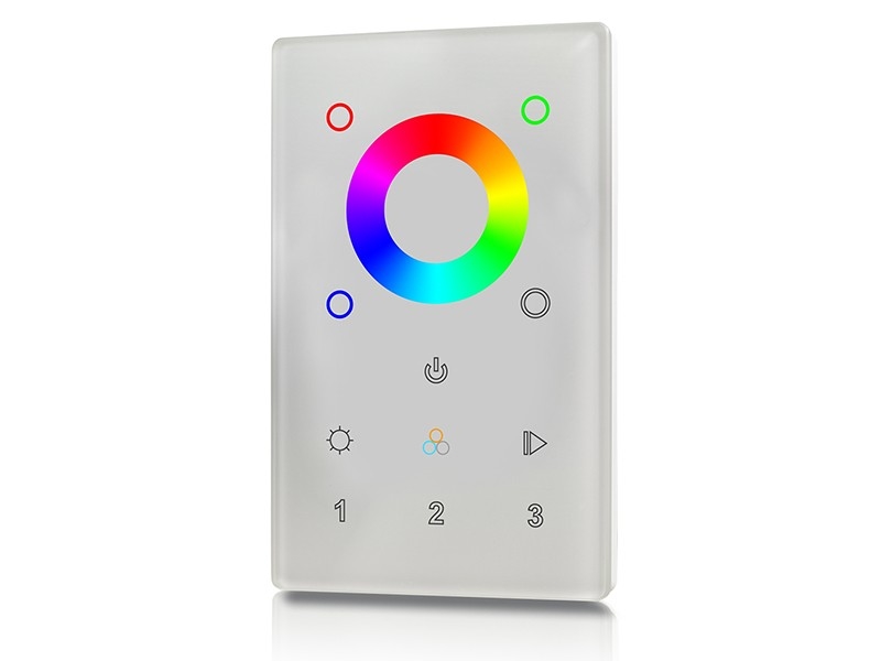 O M N I RF Wireless 3-Zone Glass Touch Panel Controller for RGB/RGBW LED Strips Questions & Answers