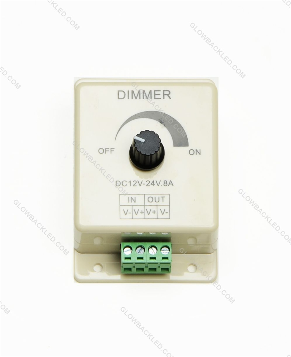 I purchased the the 12-24 VDC dimmer. What is the input voltage. Did not come with a spec sheet